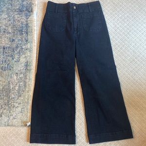 Pilcro brand cropped black jeans